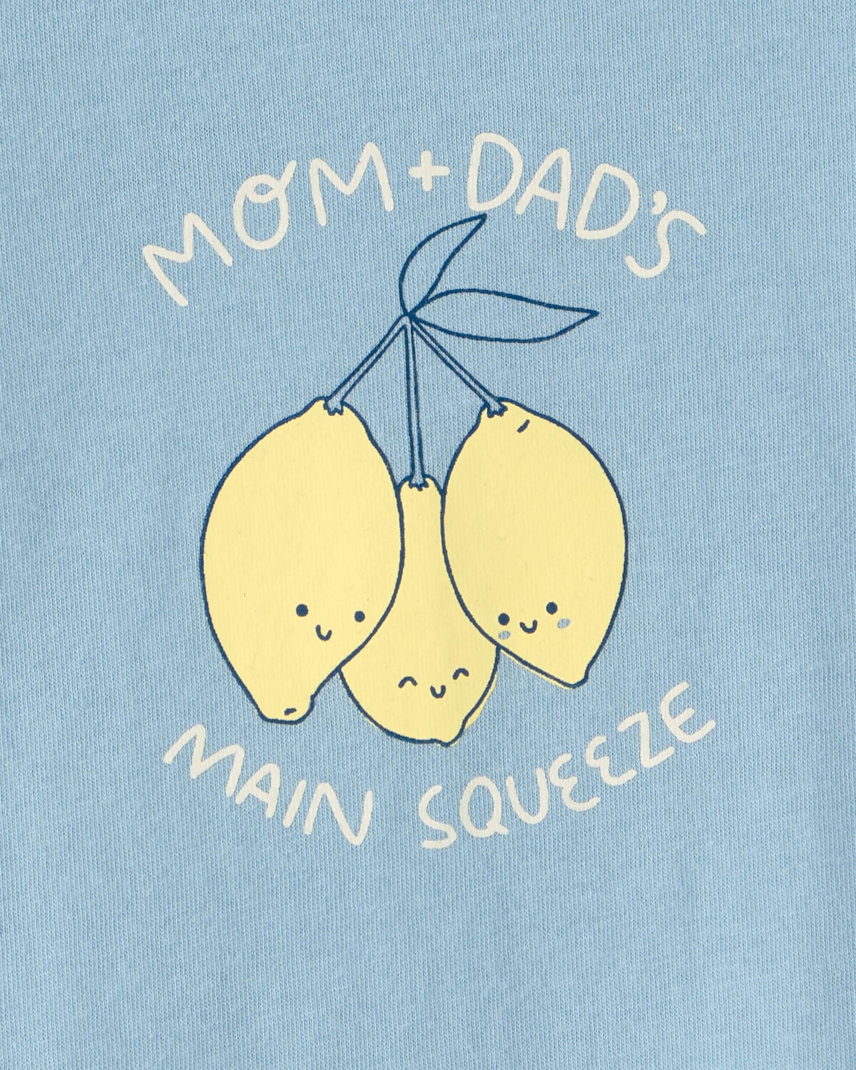 Baby 'Main Squeeze' Lemon Graphic Bodysuit - Blue - Image 2