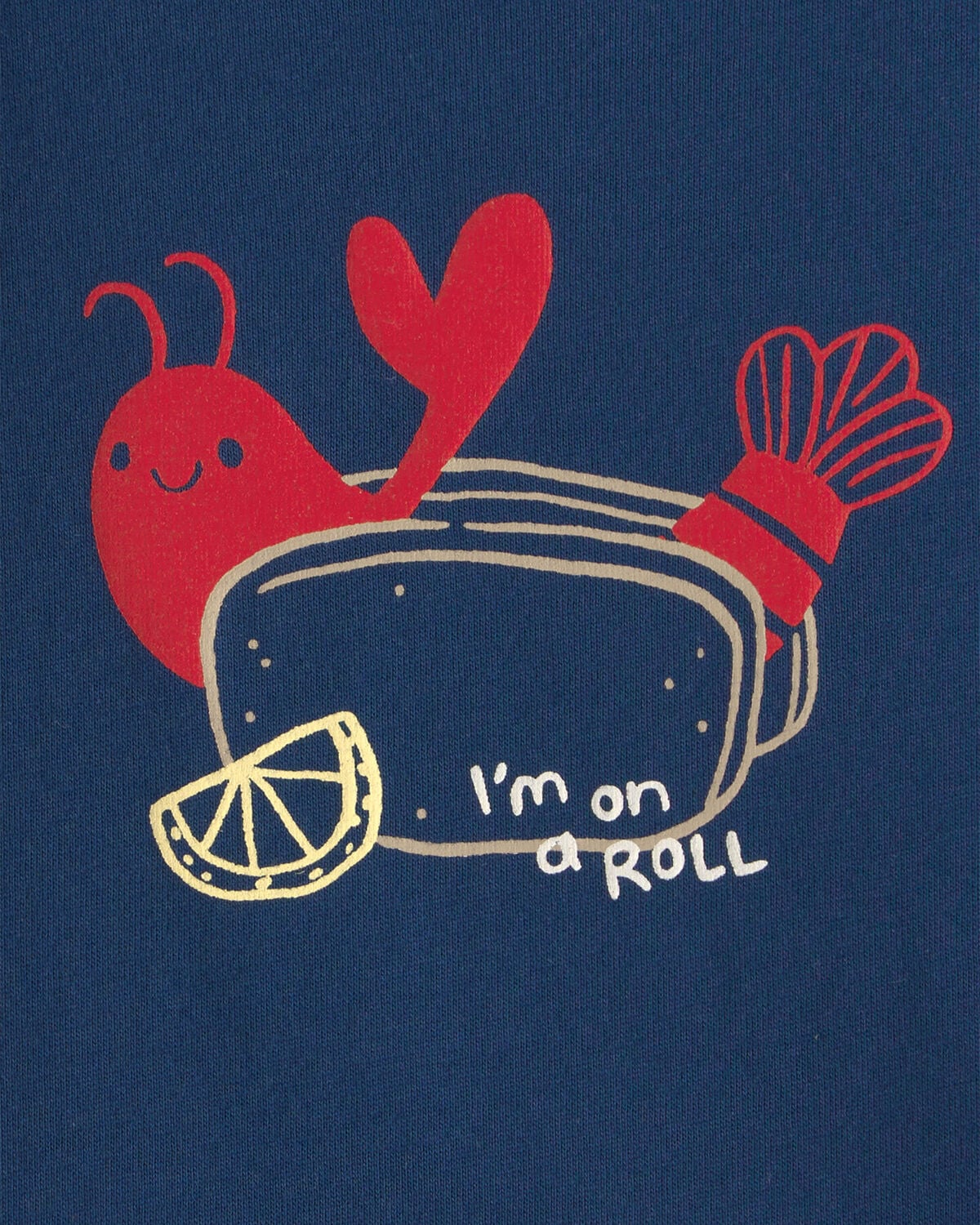 Baby Lobster Graphic Bodysuit - Blue - Image 2