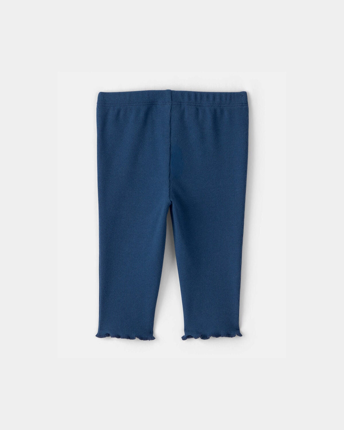 Baby Girl Rib Pants - Navy Blue - Image 2