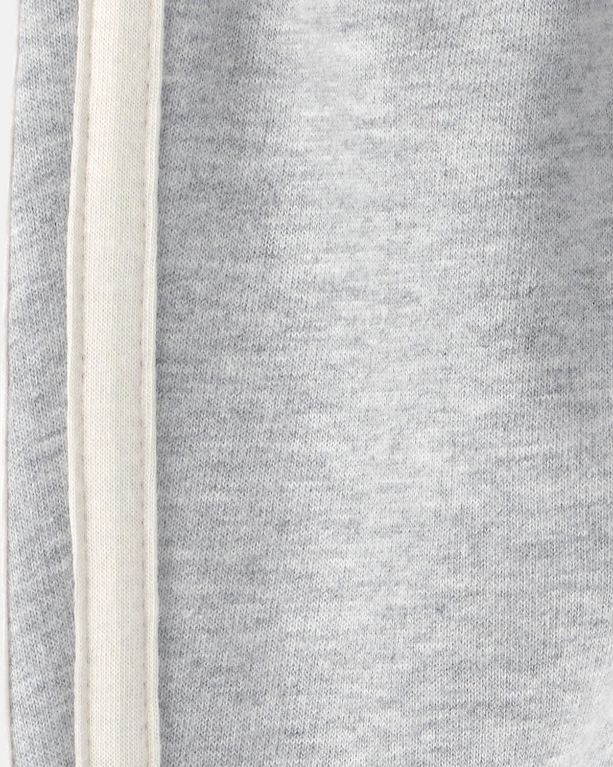 Baby Boy French Terry Pants - Heather Grey - Image 3