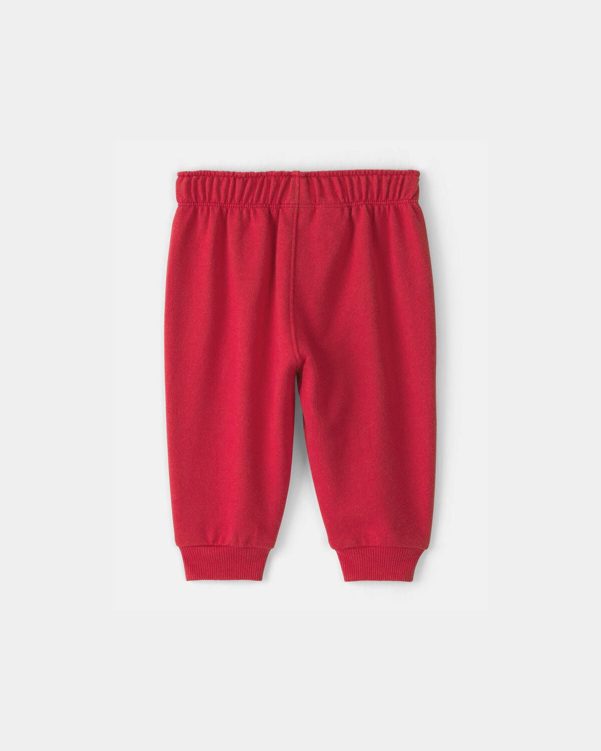 Baby Boy French Terry Pants - Red - Image 3