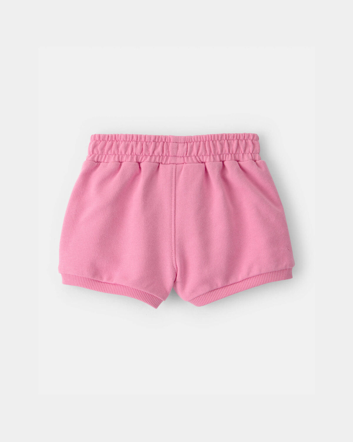Baby Girl French Terry Shorts - Pink - Image 2