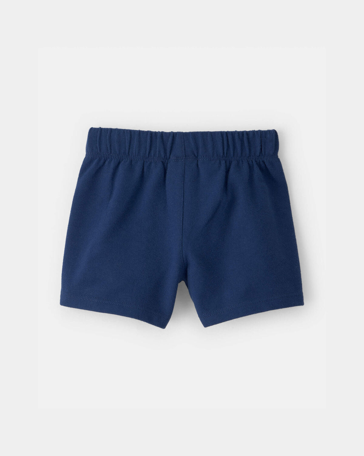 Baby Boy French Terry Shorts - Navy Blue - Image 2