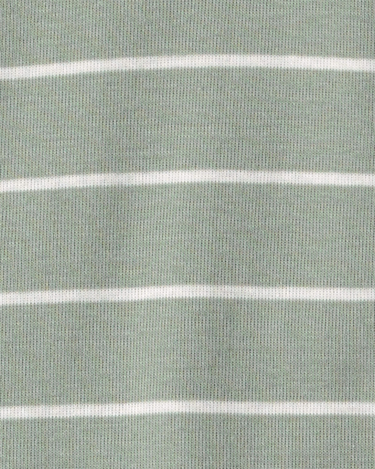 Baby 2-Pack Dinosaur Striped Snug Fit 1-Piece Pajama - Green/Cream - Image 4