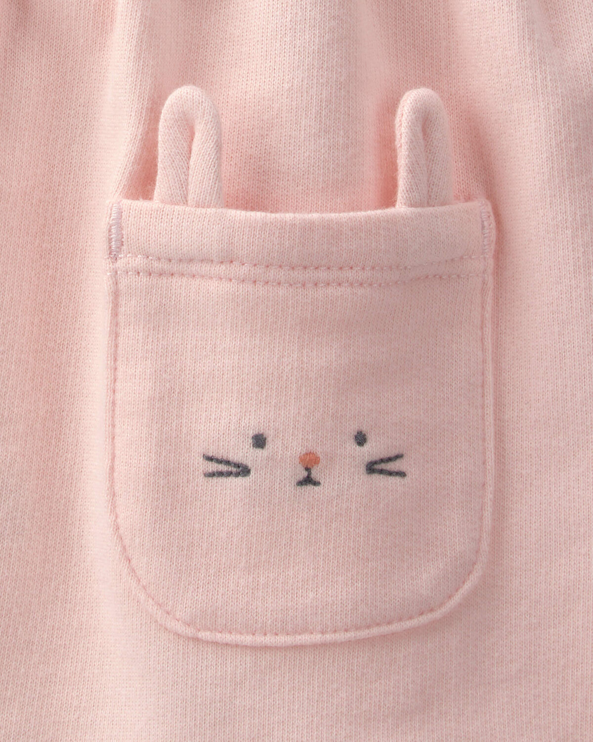 Baby Girl 2-Piece Easter Bunny Jumper Set - Pink/Ivory - Image 4