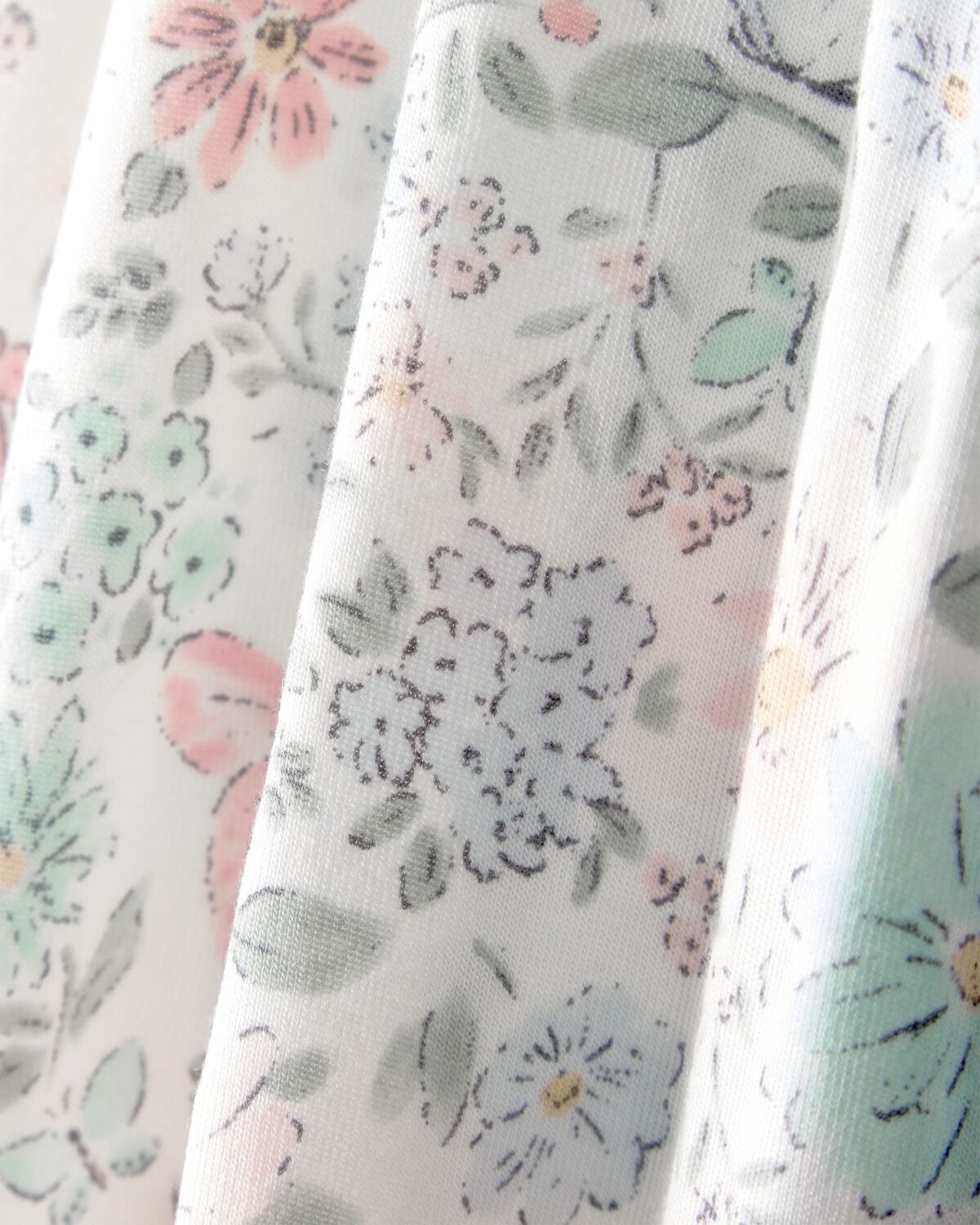 Baby Girl Butterfly Garden PurelySoft Headbands - Pink/Ivory - Image 2