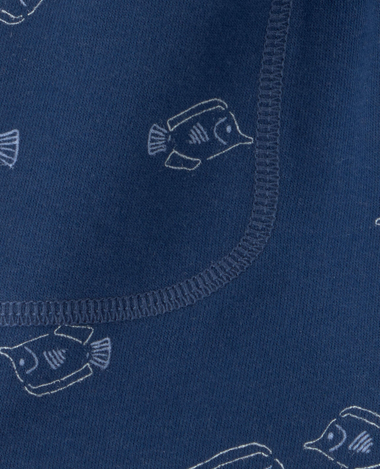 Baby Boy Helicopter French Terry Shorts - Blue - Image 6