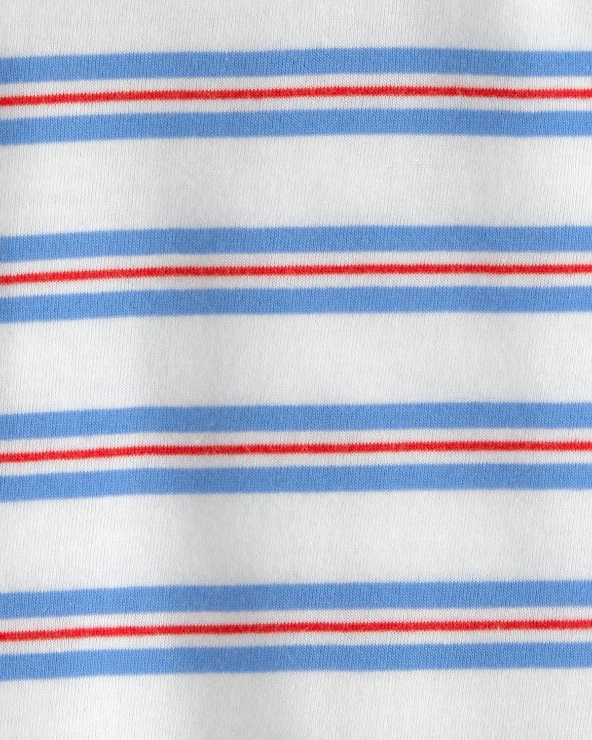 Baby Striped T-Shirt - Red/White/Blue - Image 2