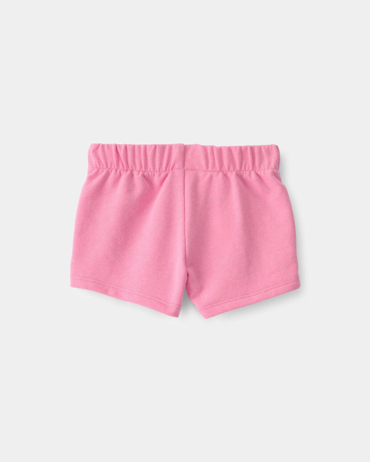 Baby Girl French Terry Shorts - Pink - Image 2