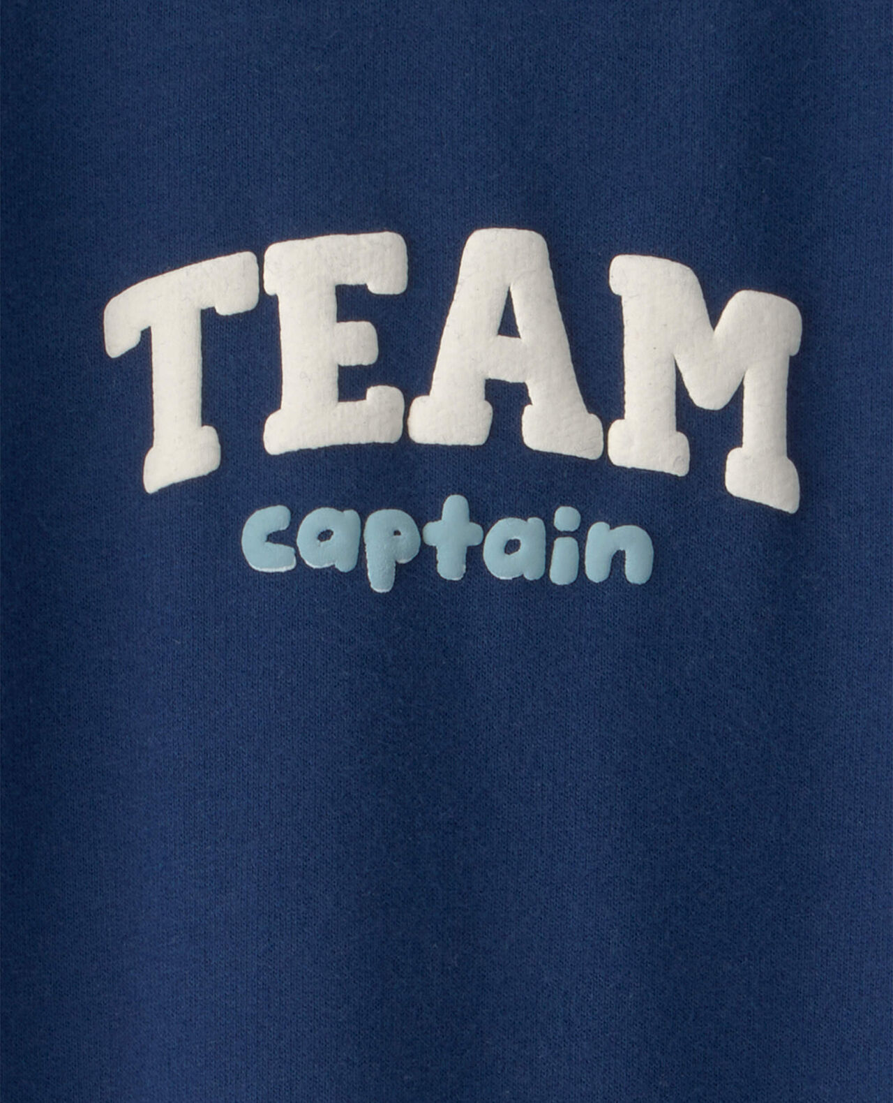 Baby Team Captain' French Terry Jumpsuit - Navy Blue - Image 4