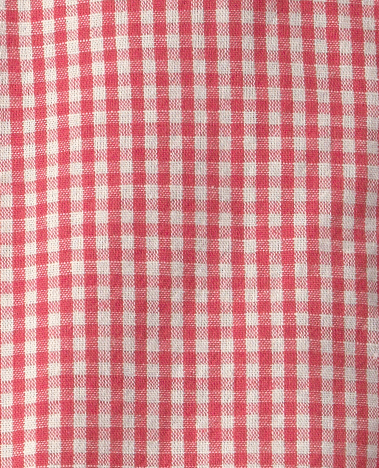 Baby Boy 2-Piece Top & Short Set Made with Organic Cotton in Red Gingham - Image 8