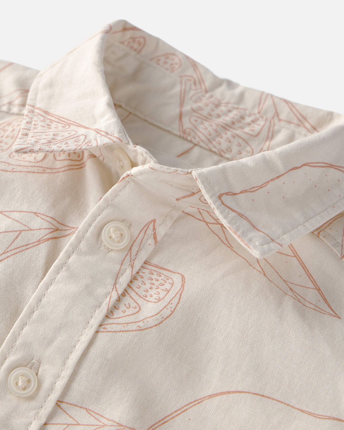 Baby Boy 2-Piece Top & Short Set Made with Organic Cotton in Citrus Summer Print - Image 6