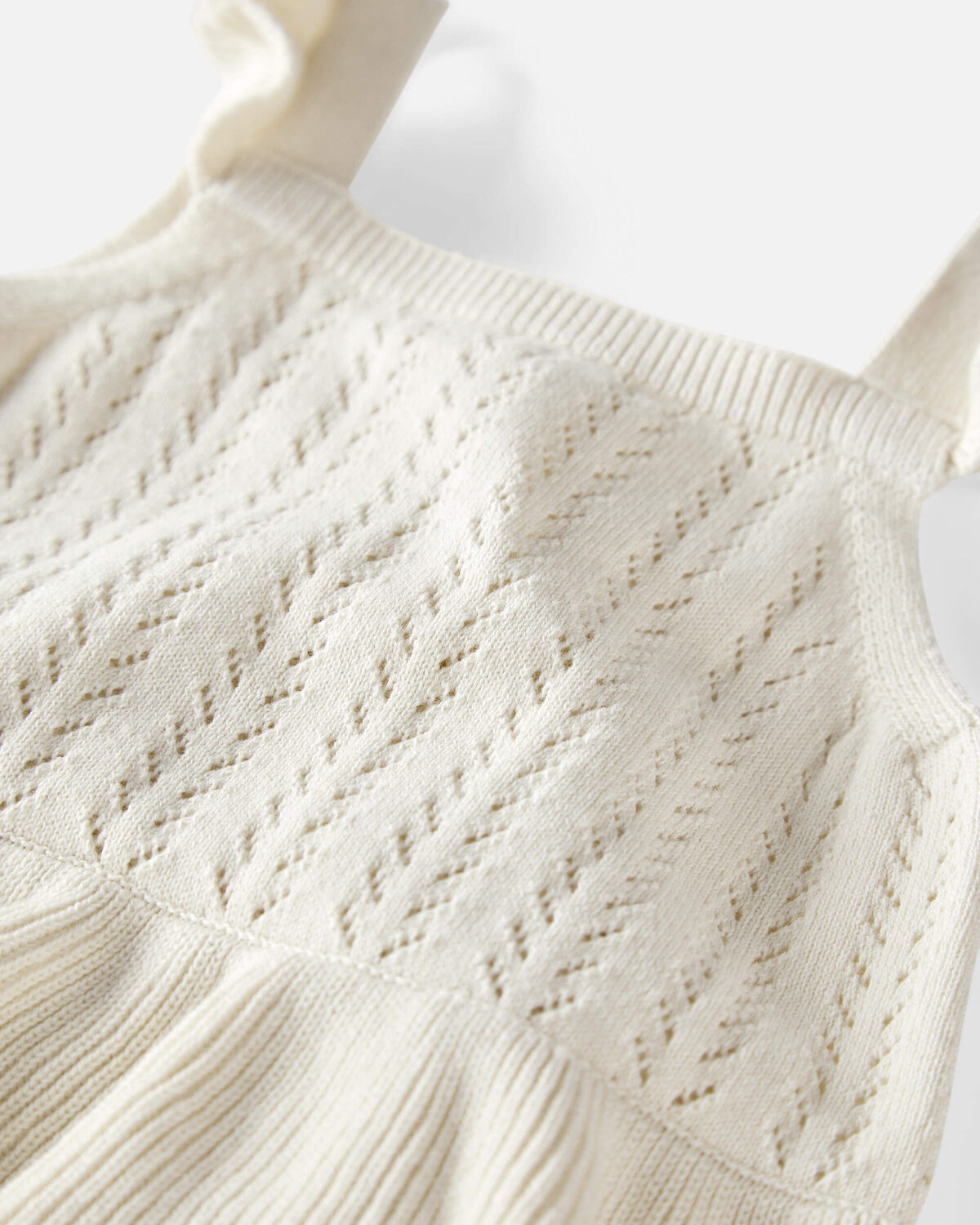 Baby Girl Organic Cotton Sweater Knit Bubble - Image 2