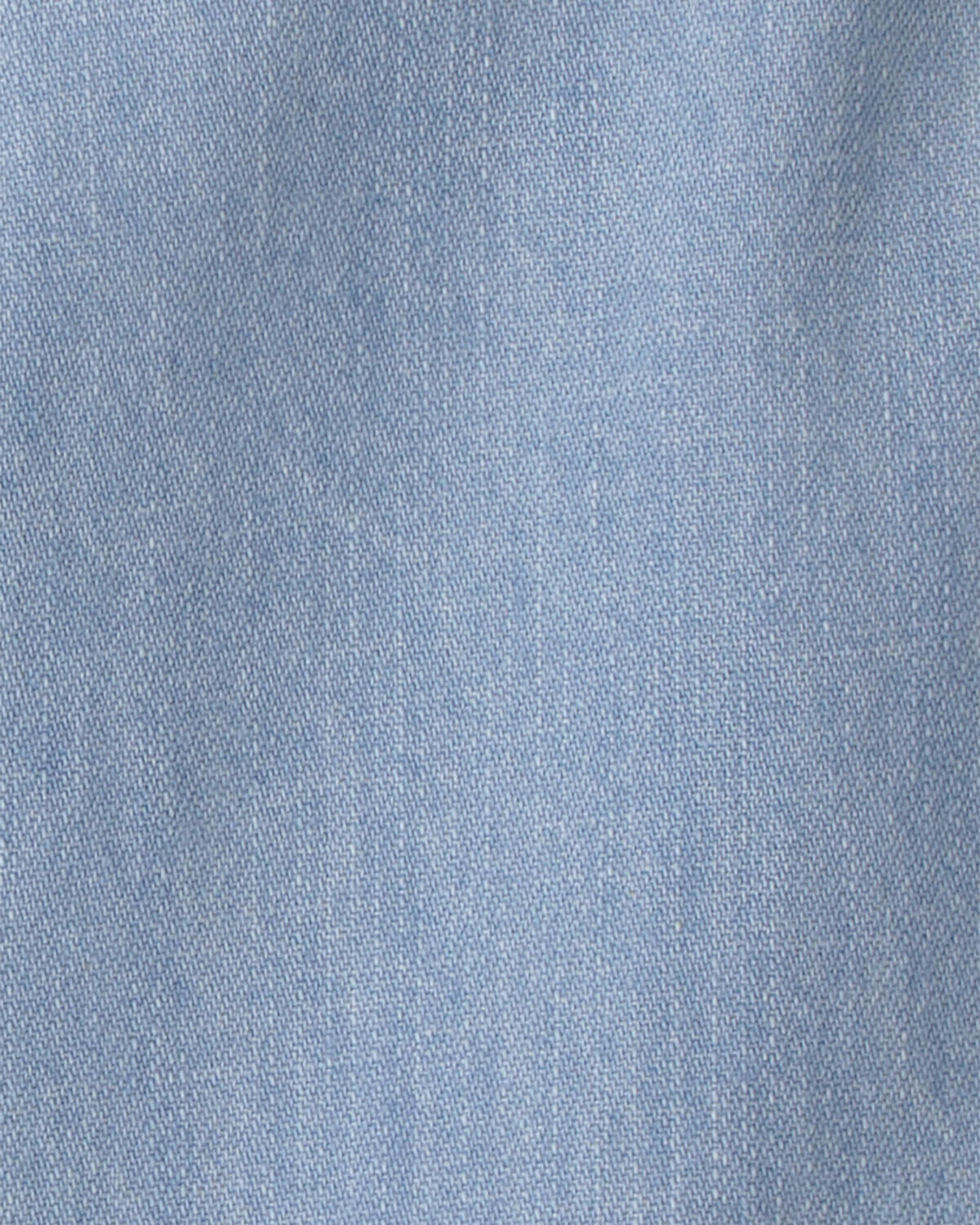 Baby Organic Cotton Chambray Romper - Image 4