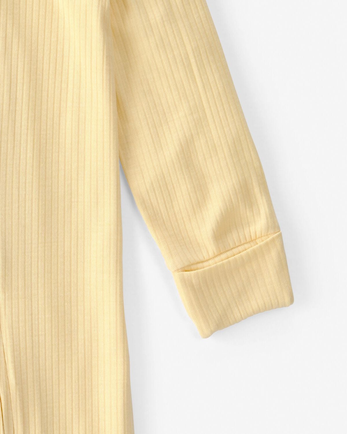 Baby 2-Way Zip PurelySoft Sleep & Play Pajama - Yellow - Image 4