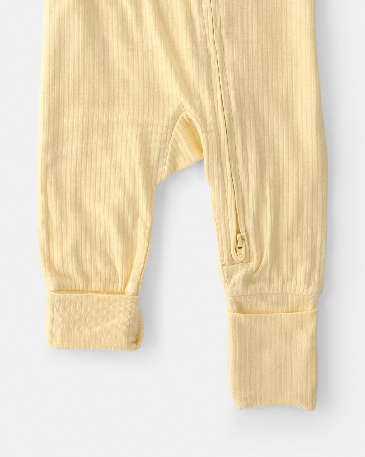 Baby 2-Way Zip PurelySoft Sleep & Play Pajama - Yellow - Image 6