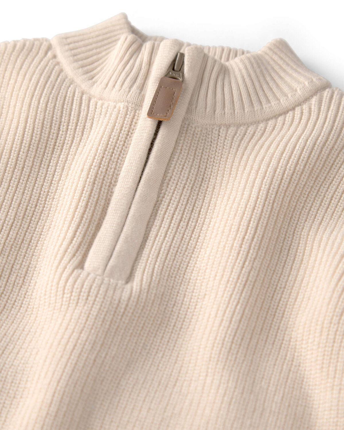 Baby Organic Cotton Quarter-Zip Pullover - Image 2