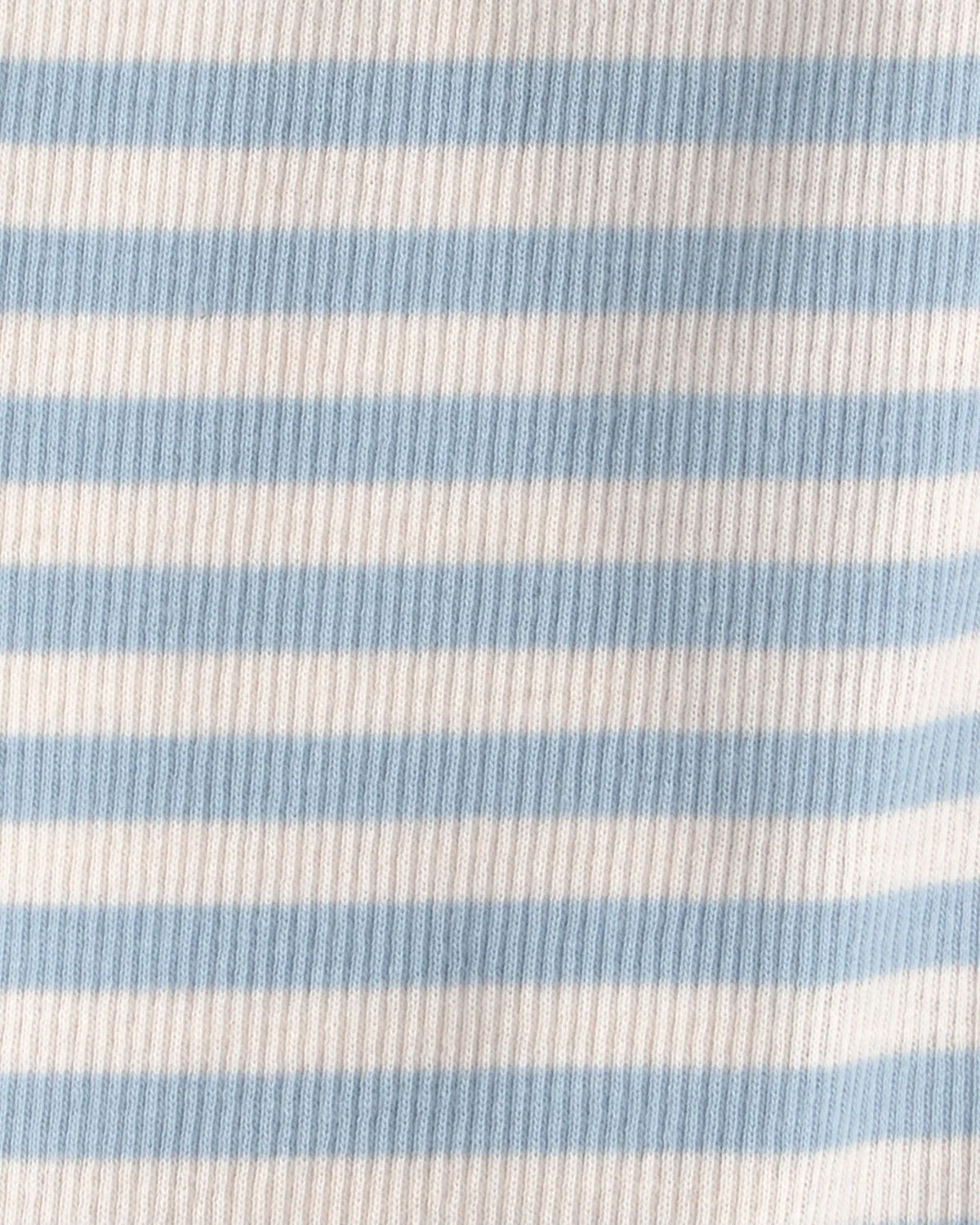 Baby Organic Cotton Wrap Bodysuit in Stripes - Image 3