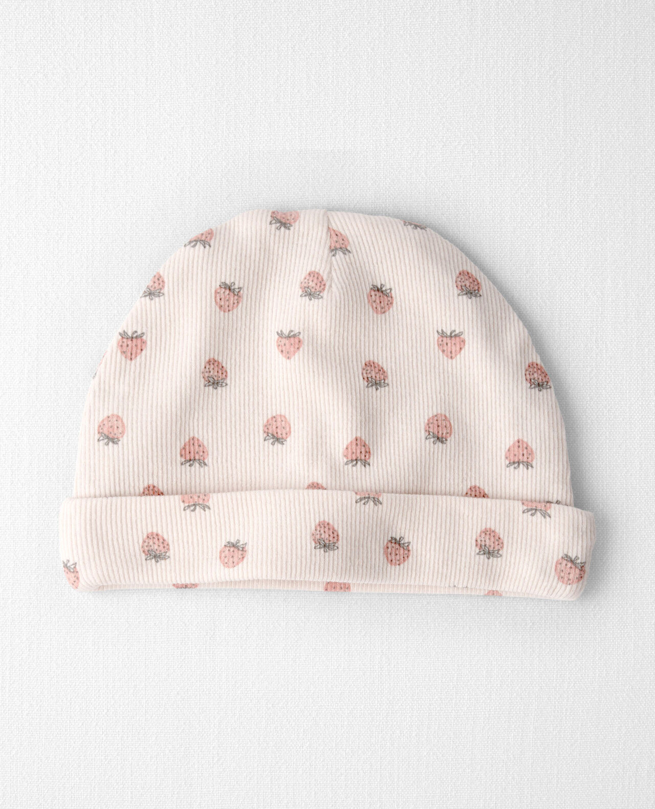 Baby Organic Cotton Rib Cap in Stripes - Image 4