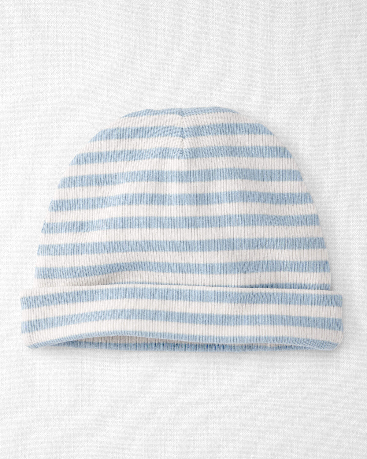 Baby Organic Cotton Rib Cap in Stripes