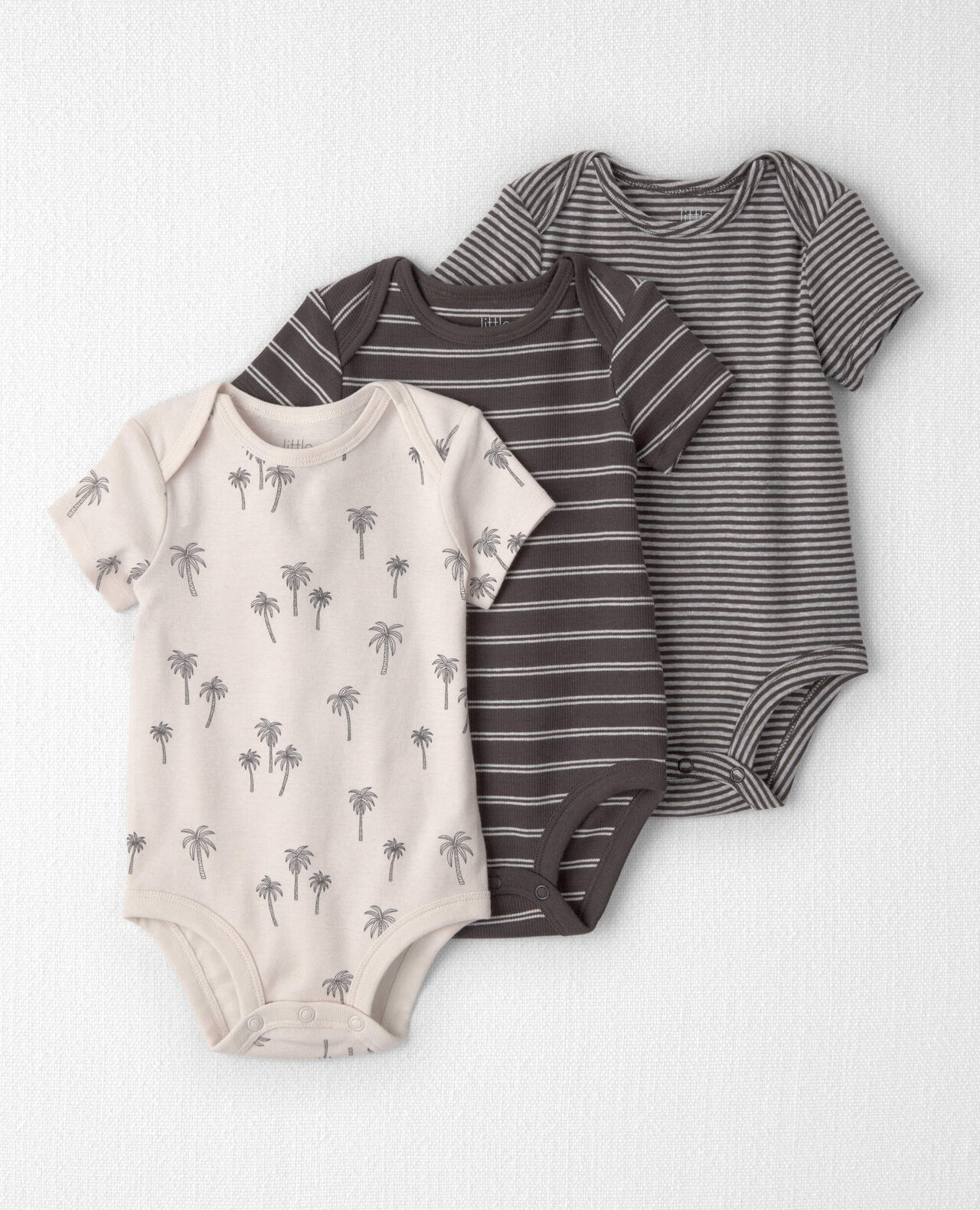 Baby 3-Pack Organic Cotton Bodysuits - Image 7