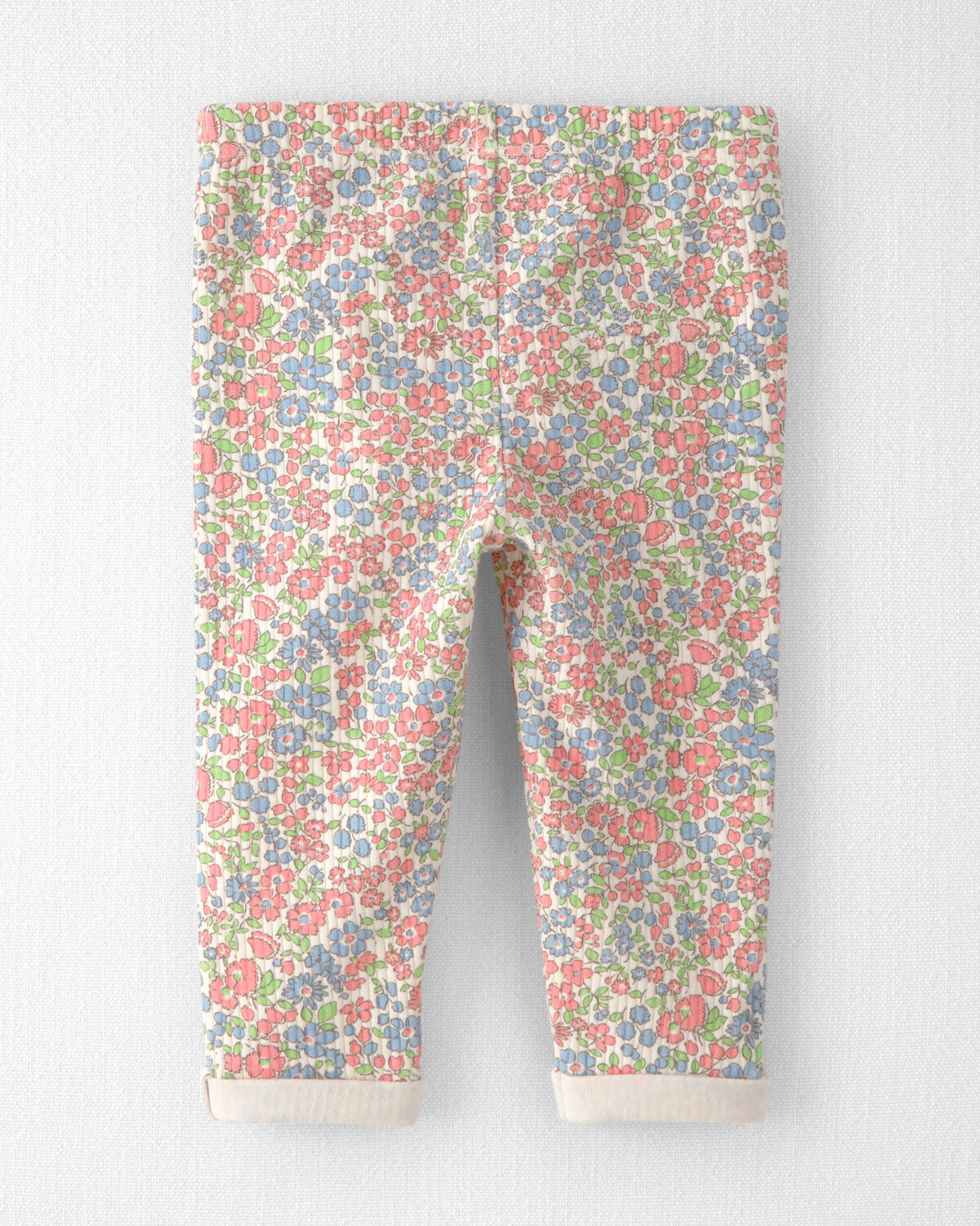 Baby Girl 2-Pack Organic Cotton Rib Leggings - Image 2