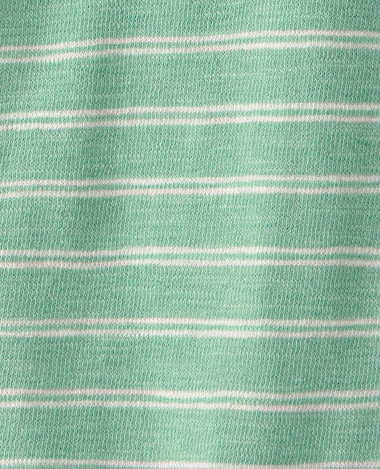 Baby Short-Sleeve Romper Made with Organic Cotton in Stripes - Image 4