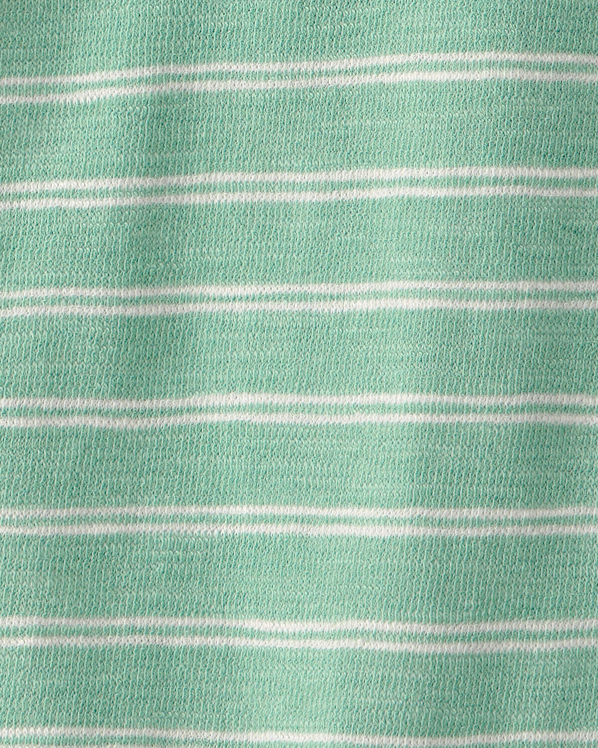 Baby Short-Sleeve Romper Made with Organic Cotton in Stripes - Image 3