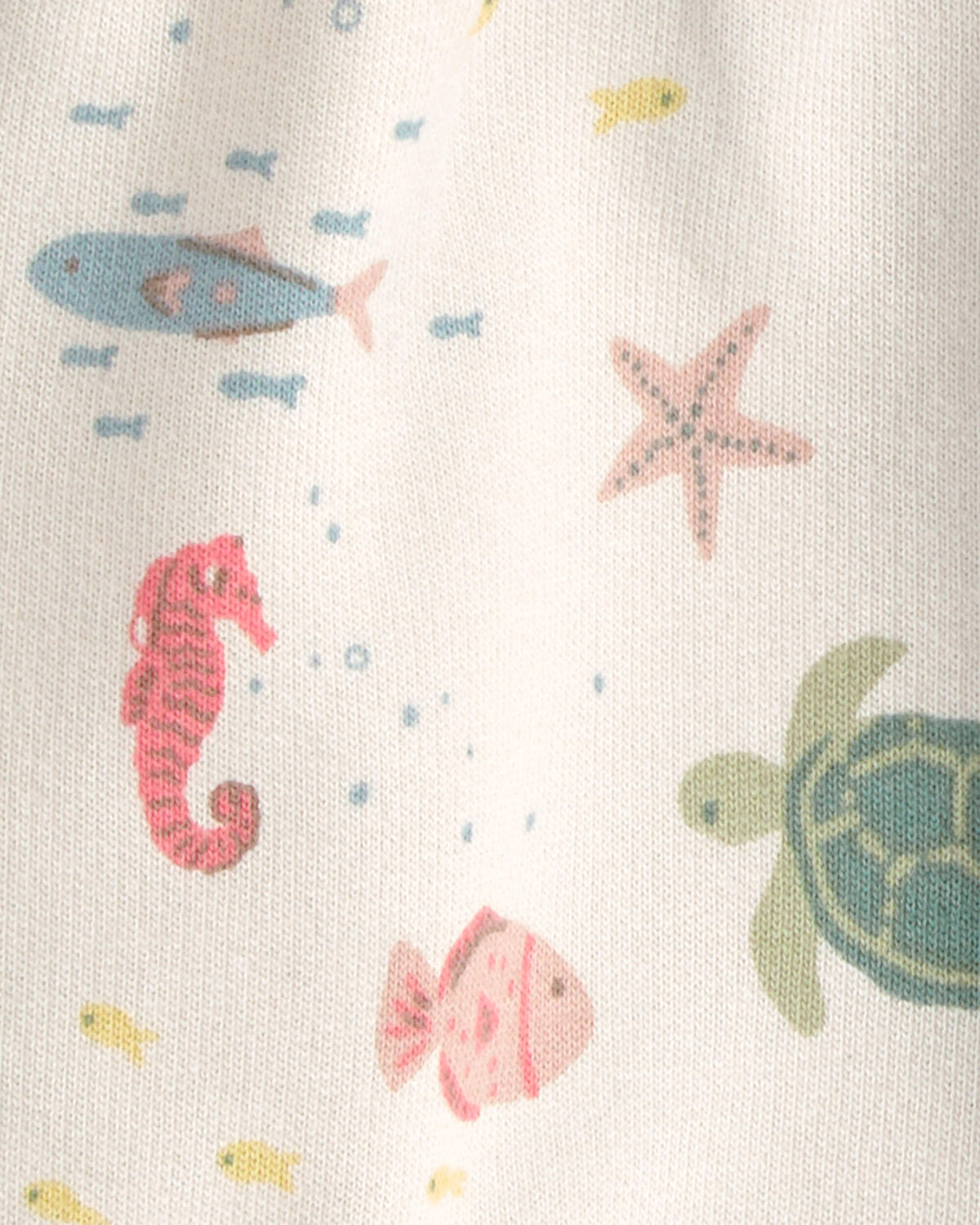 Baby Girl 2-Pack Organic Cotton Shorts in Under the Sea - Image 4