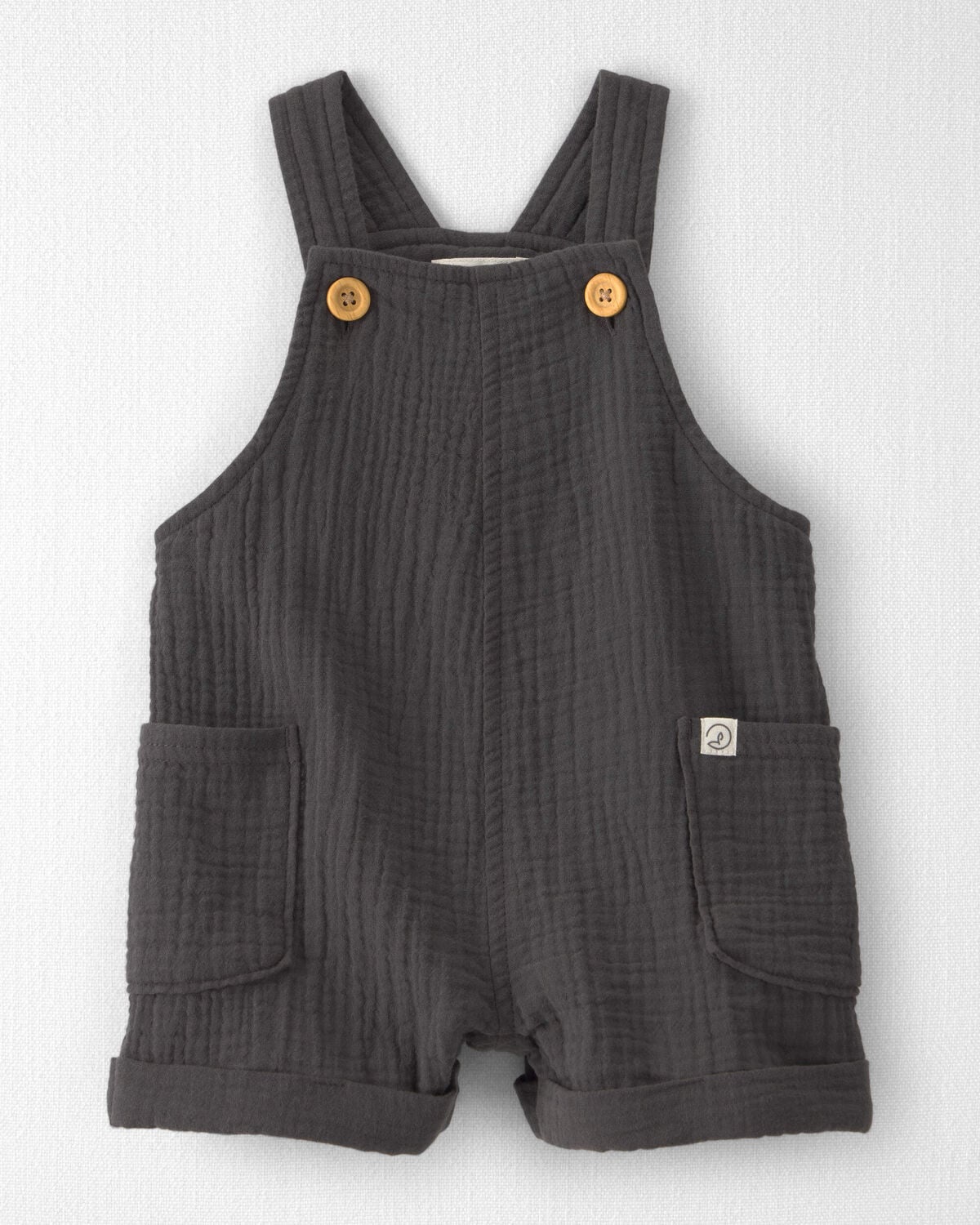 Baby Organic Cotton Gauze Shortalls