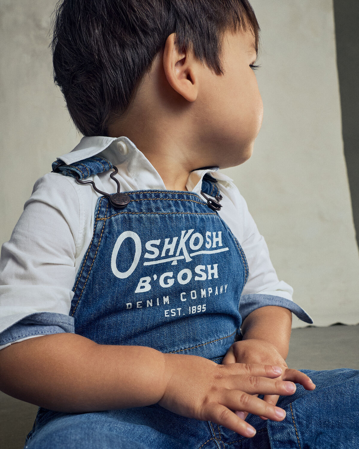 Baby Boy Long-Sleeve Button-Down Bodysuit - White - Image 3