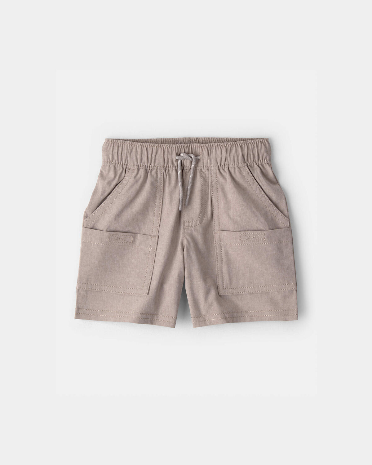 Baby Boy Woven Pocket Shorts - Taupe