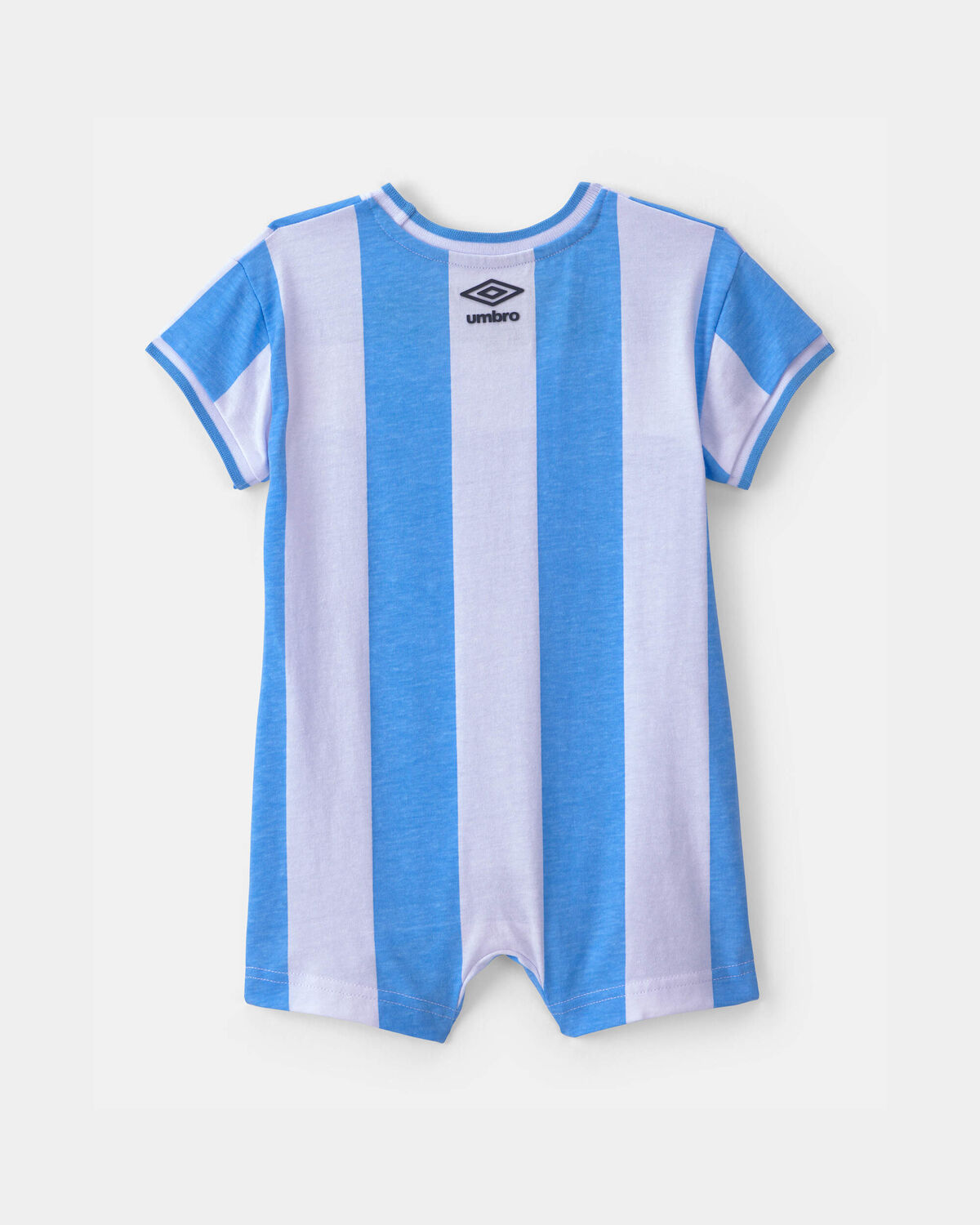 Baby Umbro Argentina Soccer Romper - Light Blue/White - Image 4