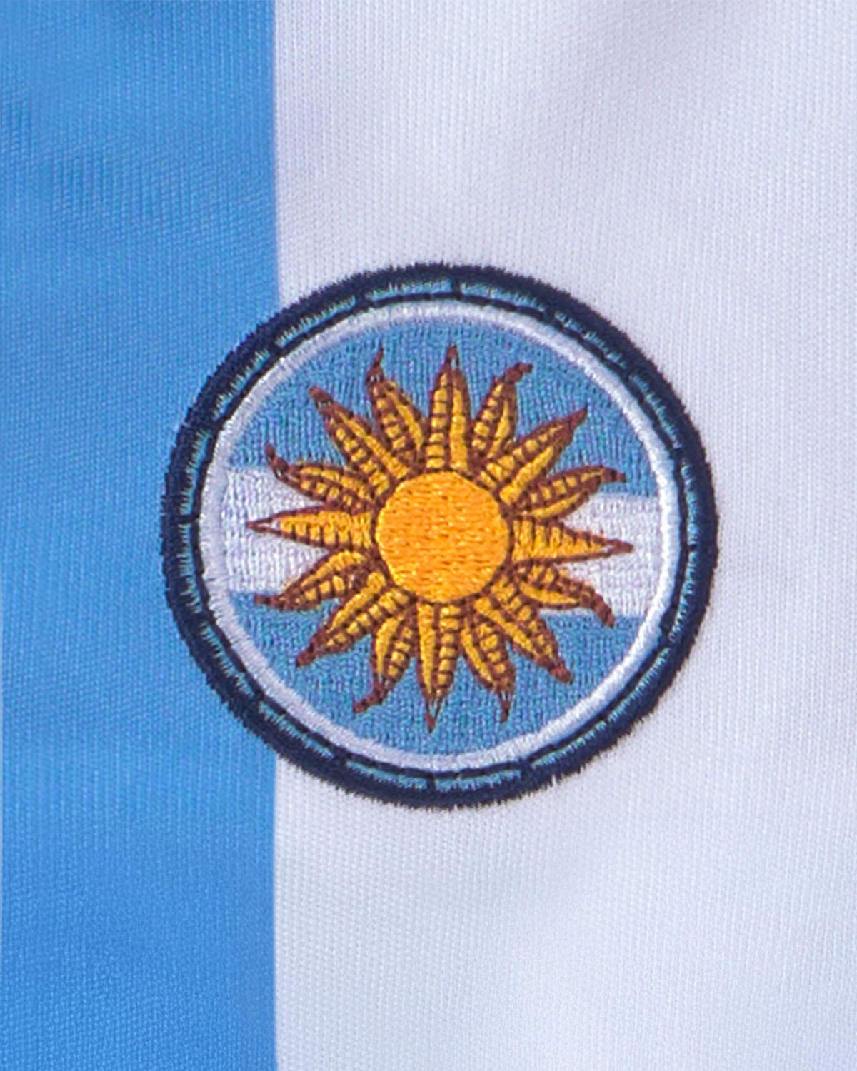 Baby Umbro Argentina Soccer Romper - Light Blue/White - Image 5