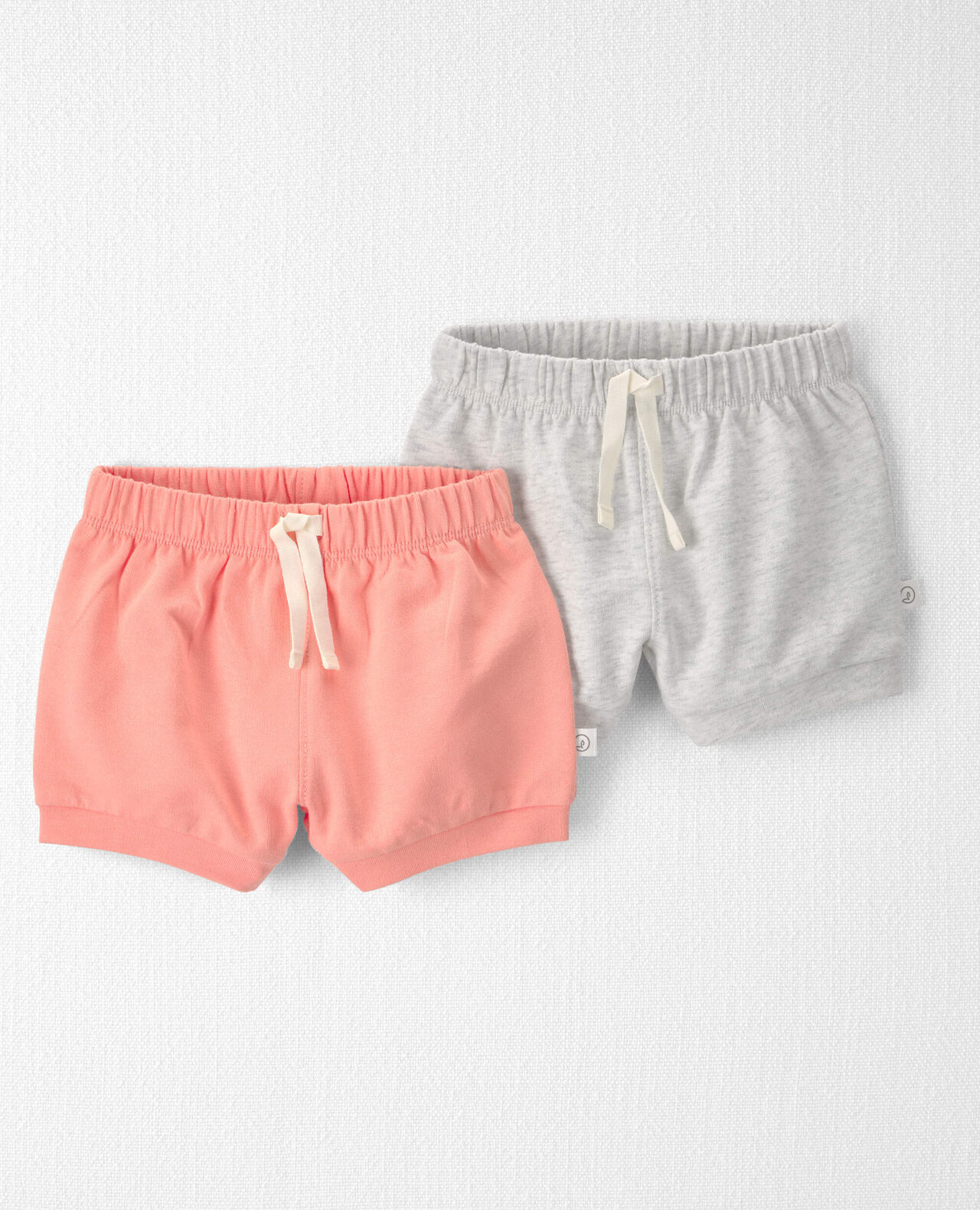 Baby Girl 2-Pack Organic Cotton Shorts - Image 6