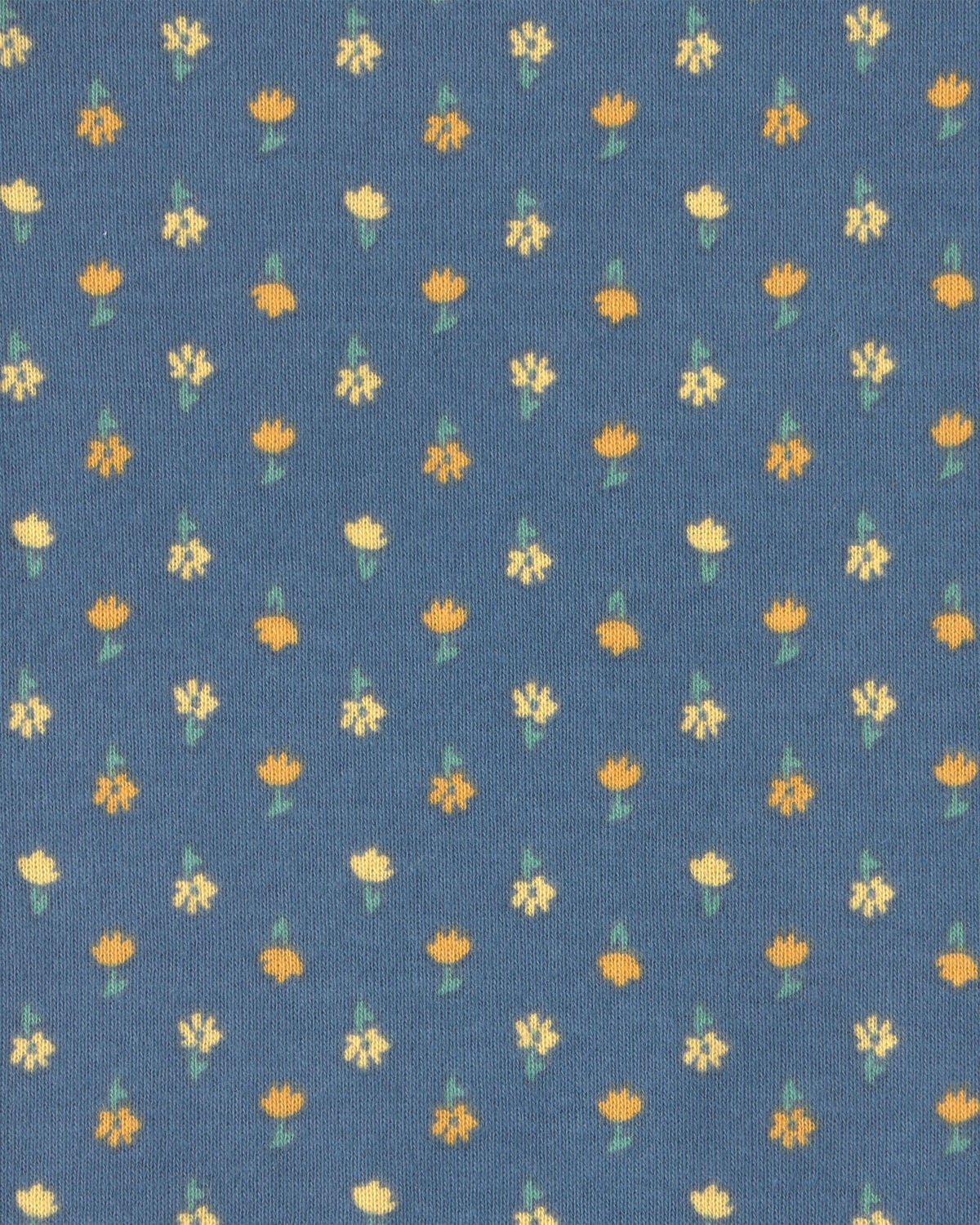 Baby Girl 5-Pack Floral Multipack Bodysuits - Yellow/Blue - Image 5