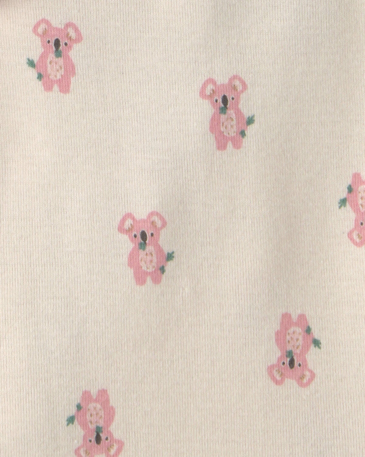 Baby Girl 5-Pack Bunny Multipack Bodysuits - Pink/Ivory - Image 2