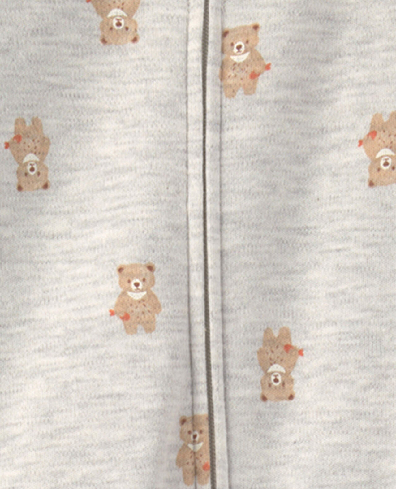 Baby Farm 100% Cotton 2-Way Zip Sleep & Play Pajamas - Beige - Image 9