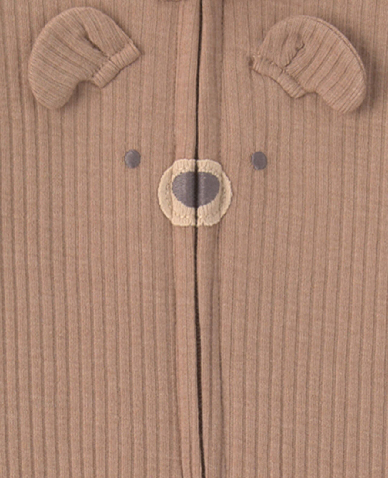 Baby Farm 100% Cotton 2-Way Zip Sleep & Play Pajamas - Beige - Image 8