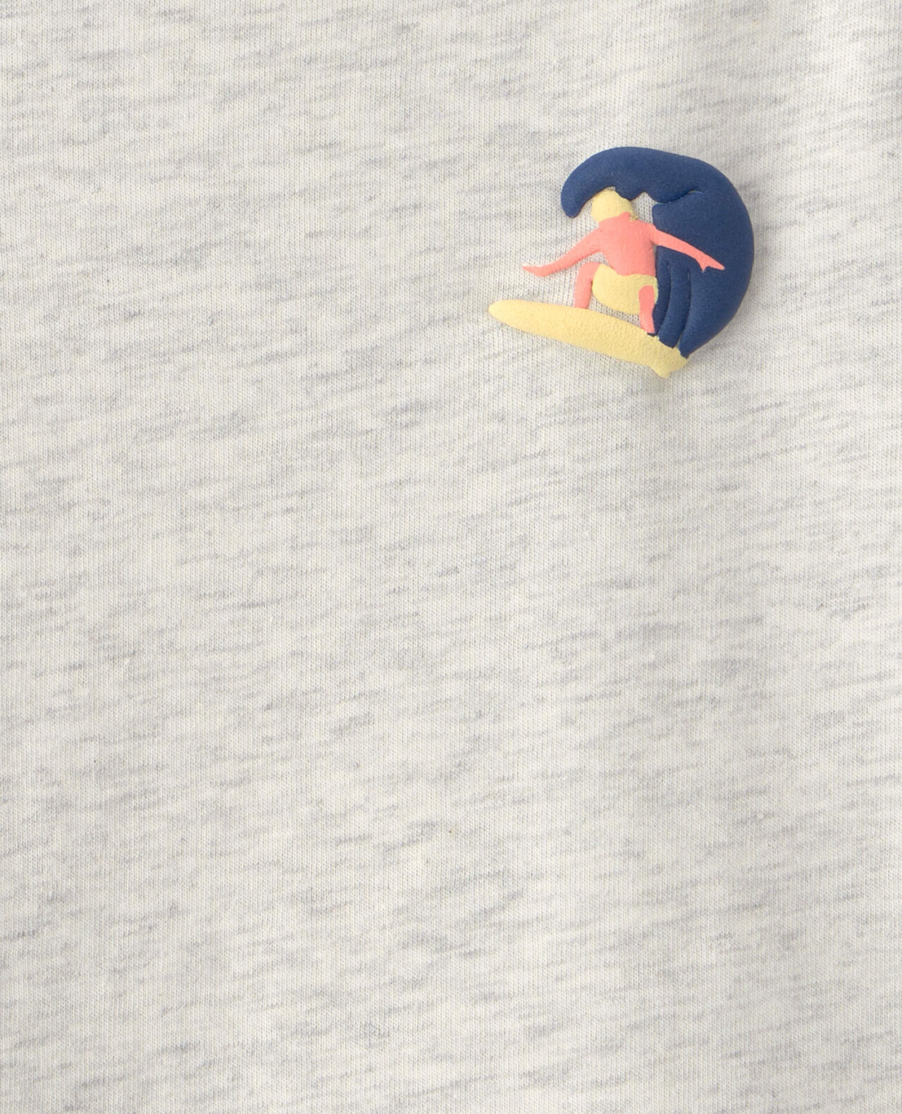Baby Boy Surfer Graphic Tee - Grey - Image 4