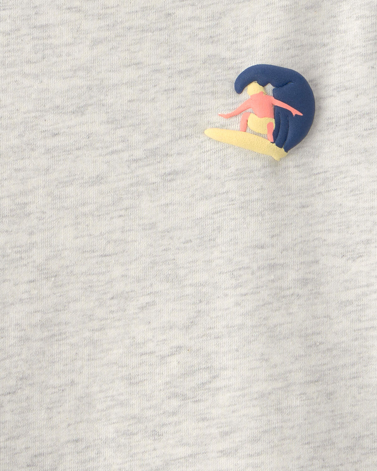 Baby Boy Surfer Graphic Tee - Grey - Image 3