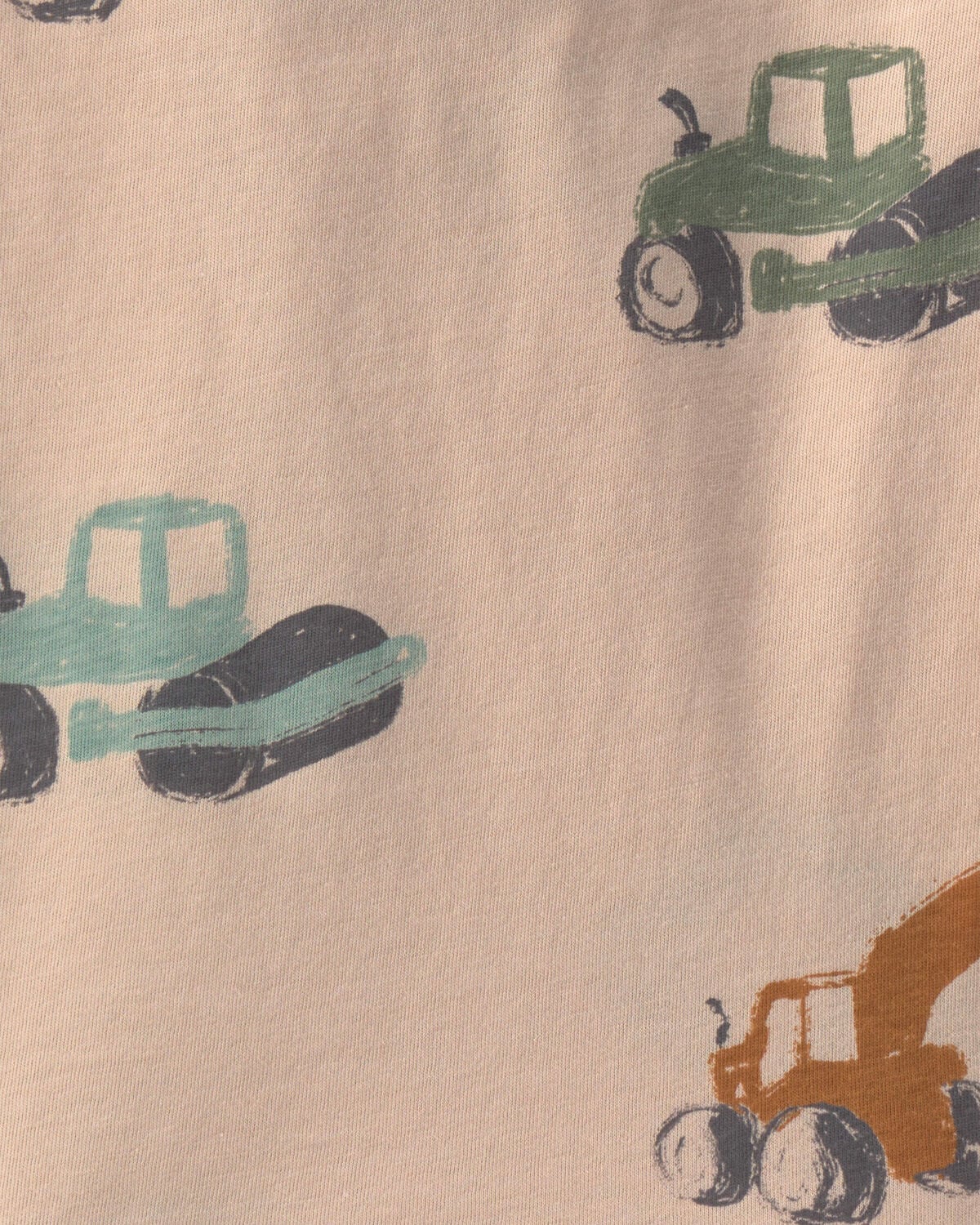 Baby Boy Construction Tee - Tan - Image 2