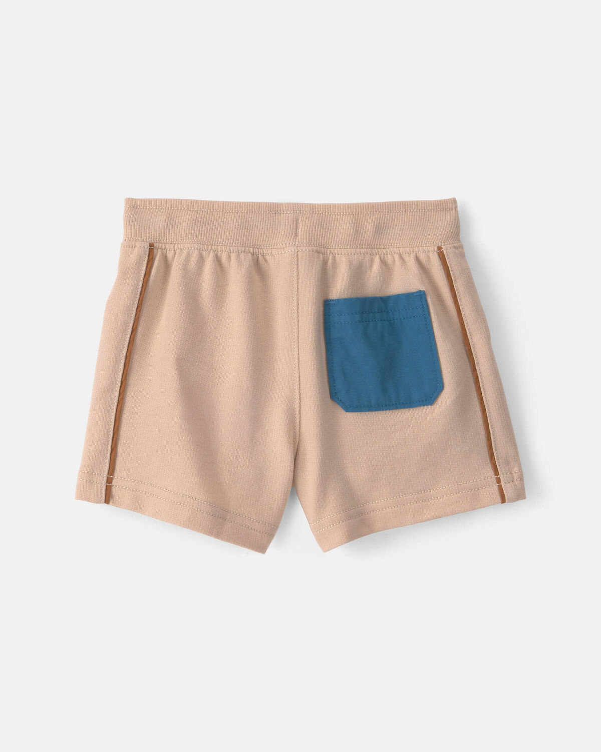Baby Boy French Terry Shorts - Tan - Image 3