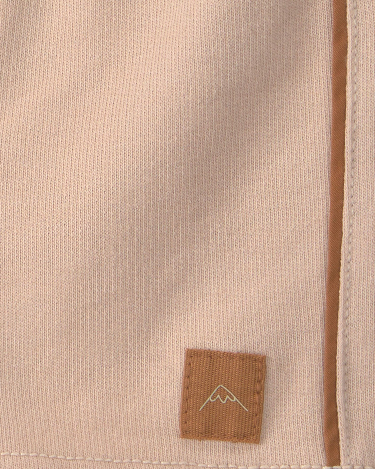 Baby Boy French Terry Shorts - Tan - Image 4