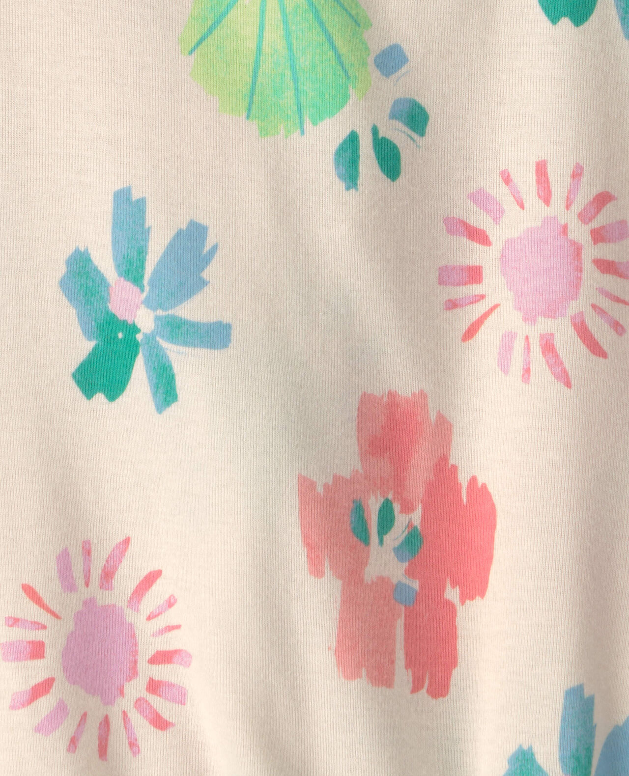Baby Girl Crab Sleeveless Romper - Pink - Image 5