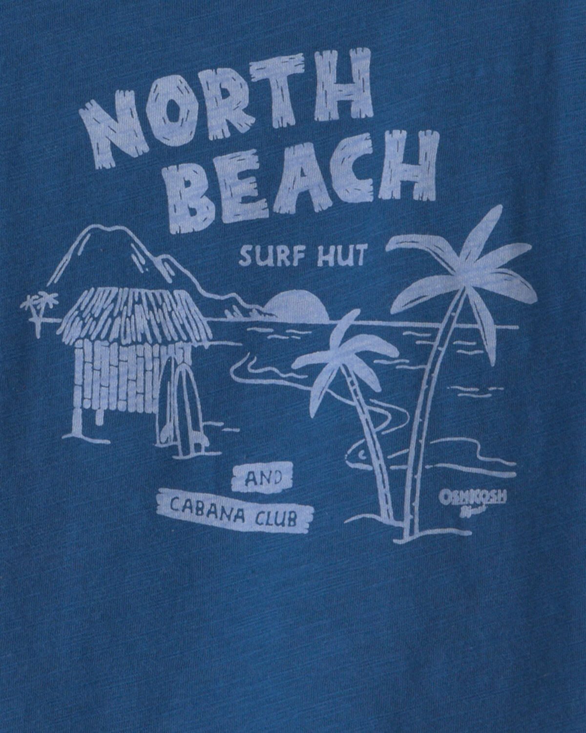 Baby Boy 'North Beach' Graphic Tee - Navy - Image 2