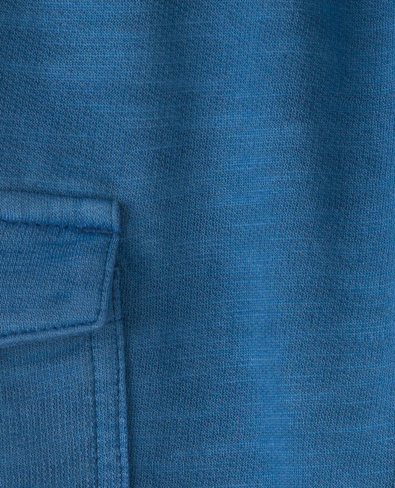 Baby Boy French Terry Cargo Knit Joggers - Blue - Image 5