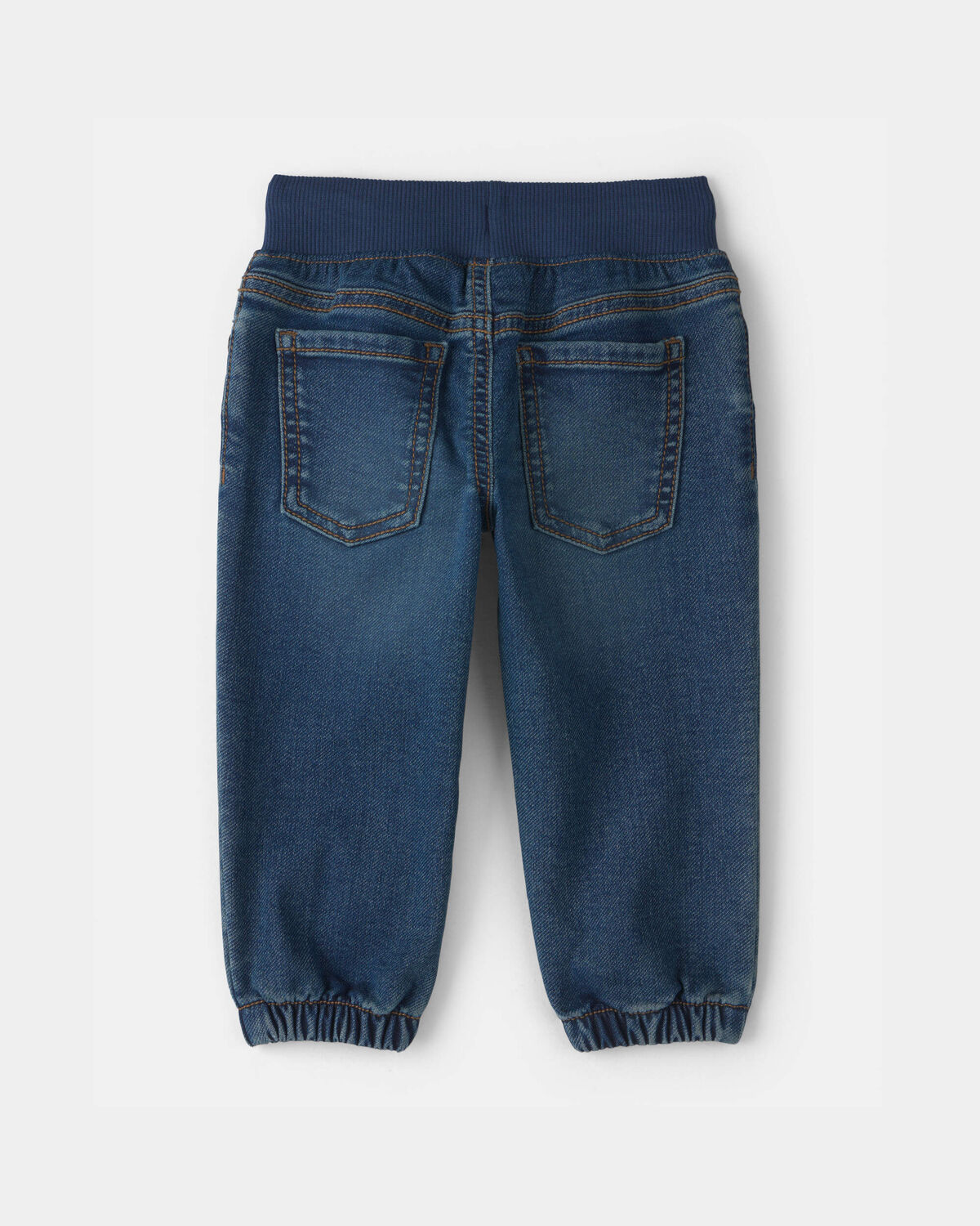 Baby Boy Denim Jogger - Dark Wash - Image 2