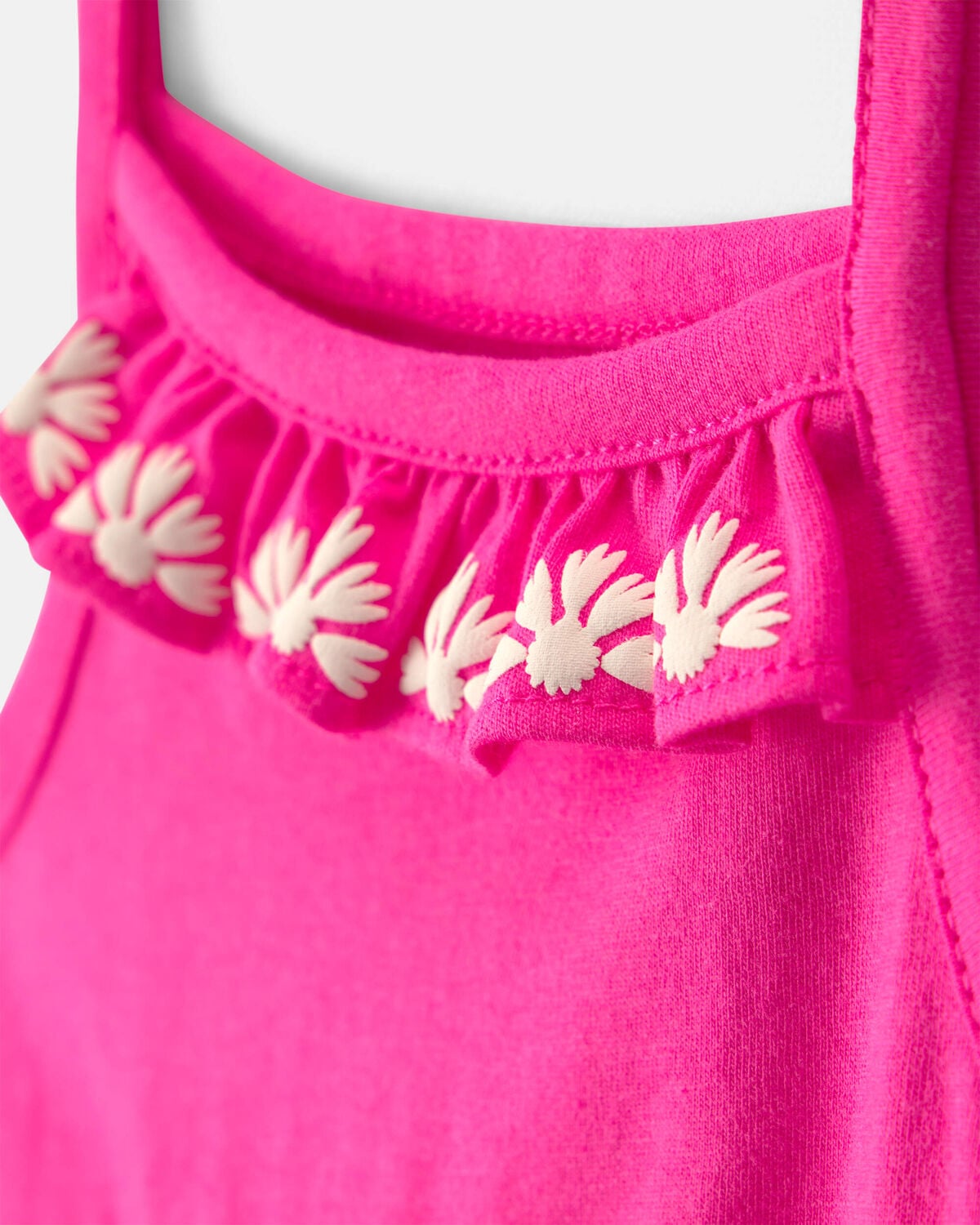 Baby Girl Sleeveless Bodysuit Dress - Pink - Image 2