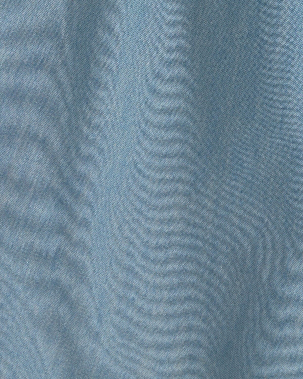 Baby Girl Chambray Sleeveless Romper - Image 3